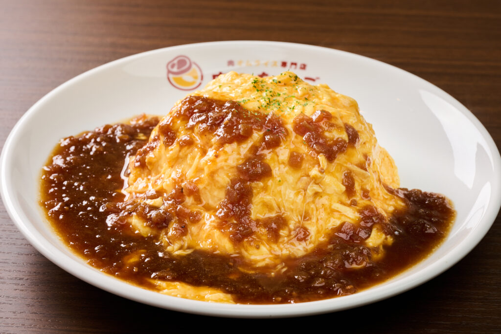 ステーキソースオムライス