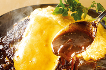 チーズダブルハンバーグオム(140gx2）