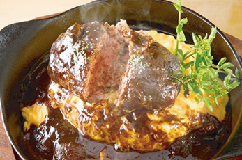 和牛ハンバーグオム