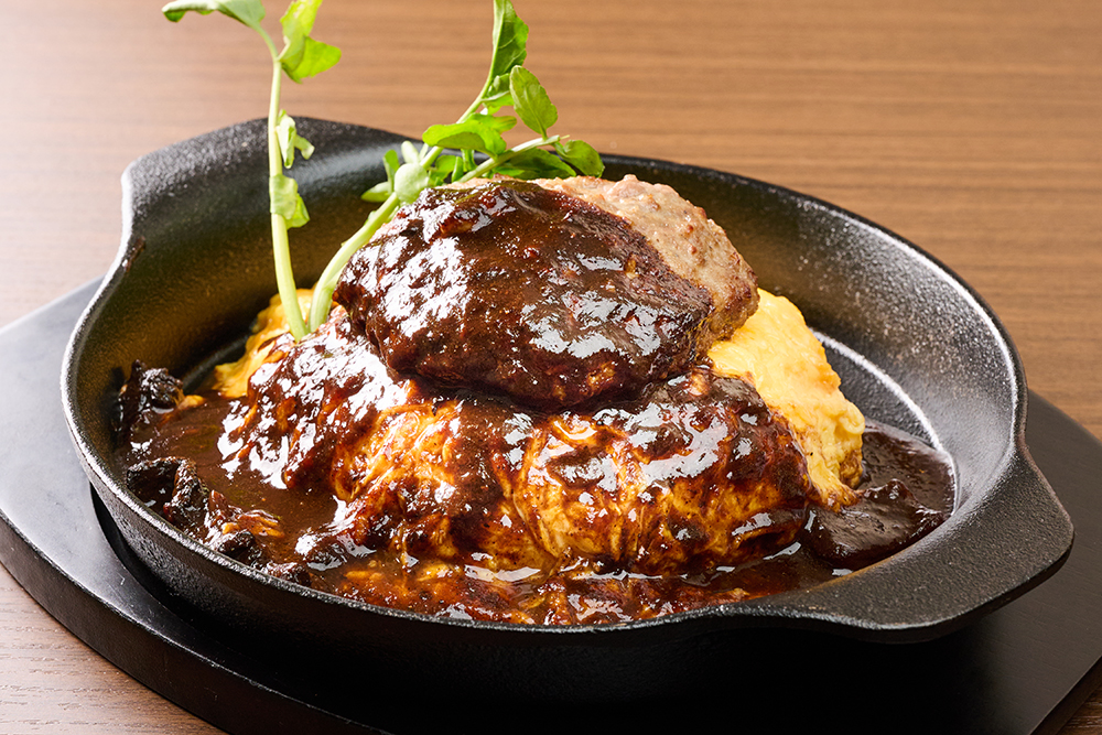 ハンバーグオム