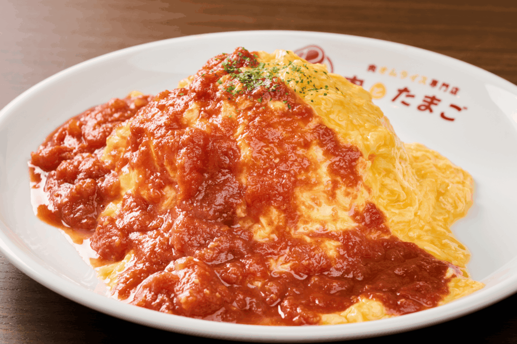 ガーリックトマトオムライス