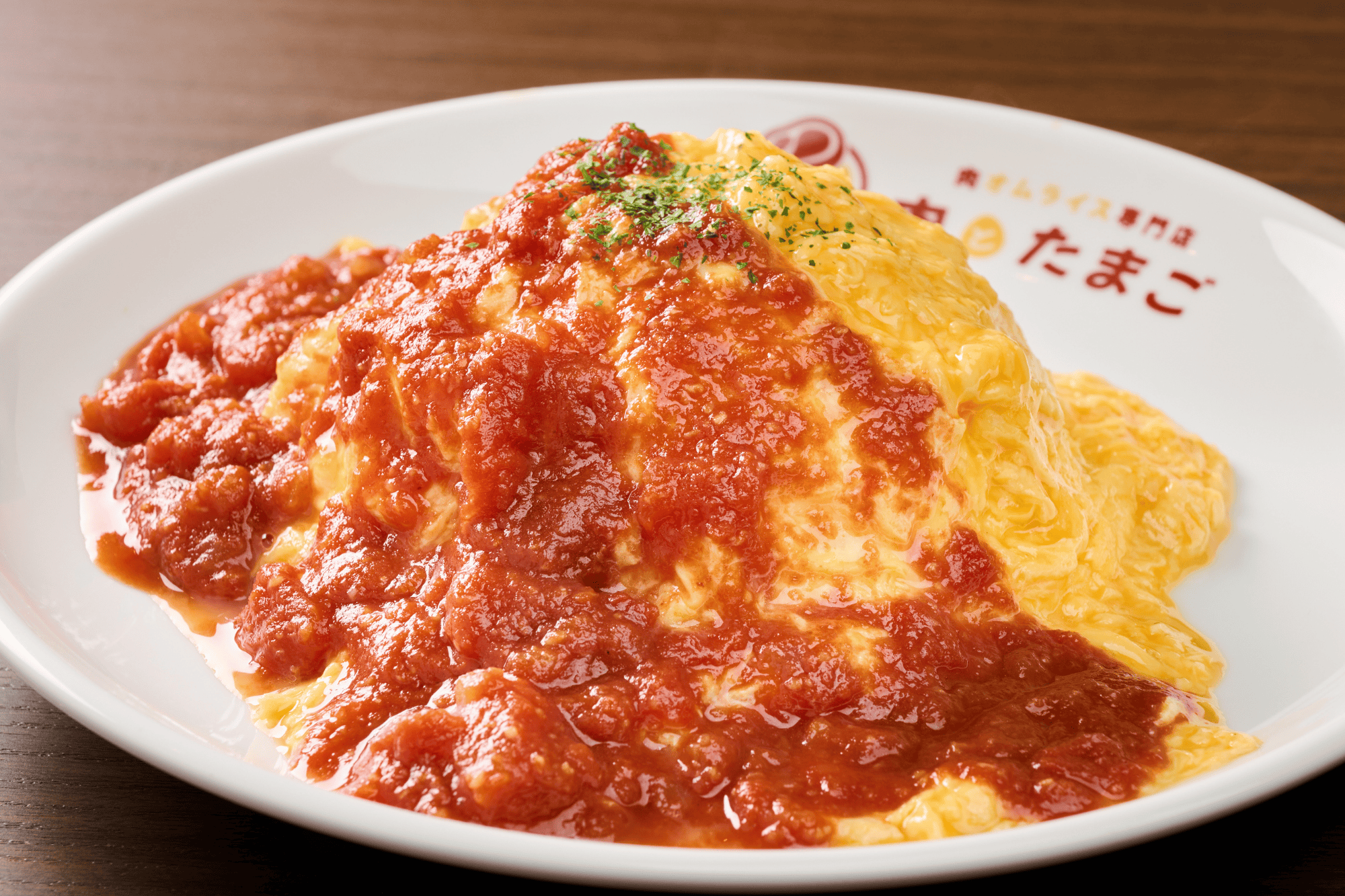 ガーリックトマトオムライス